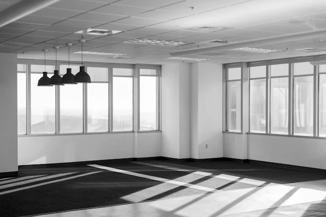 Structural Glazed Bay — commercial glass partition interior design