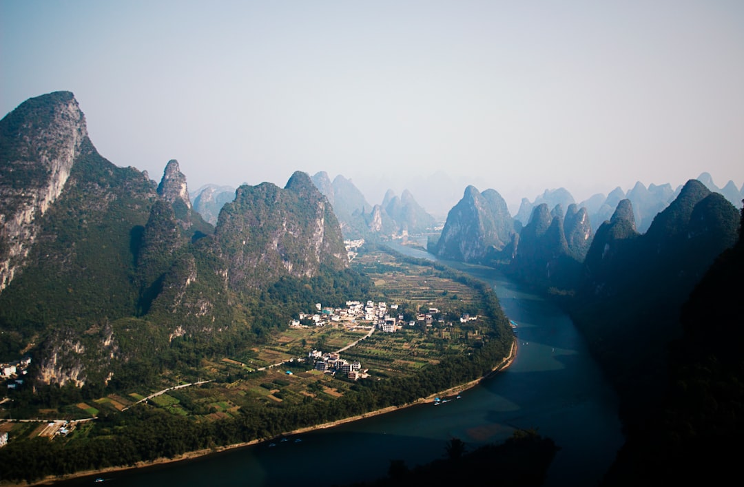 mountain near body of water