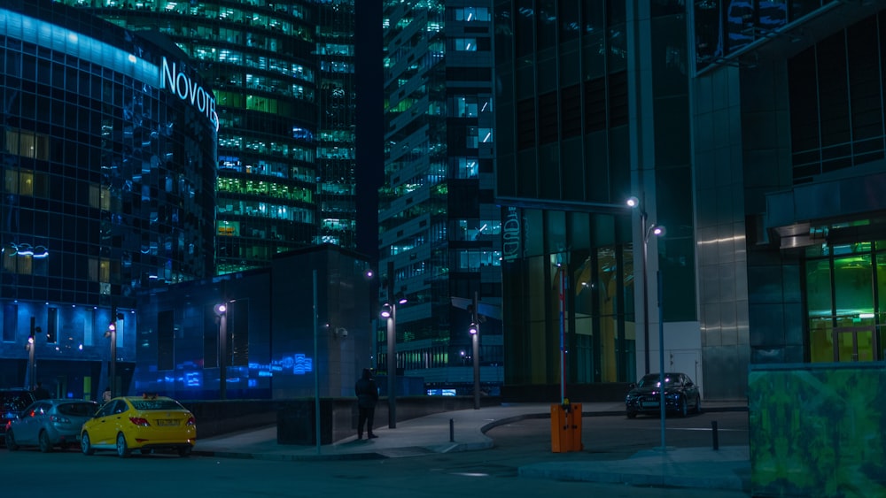 cars parked near building