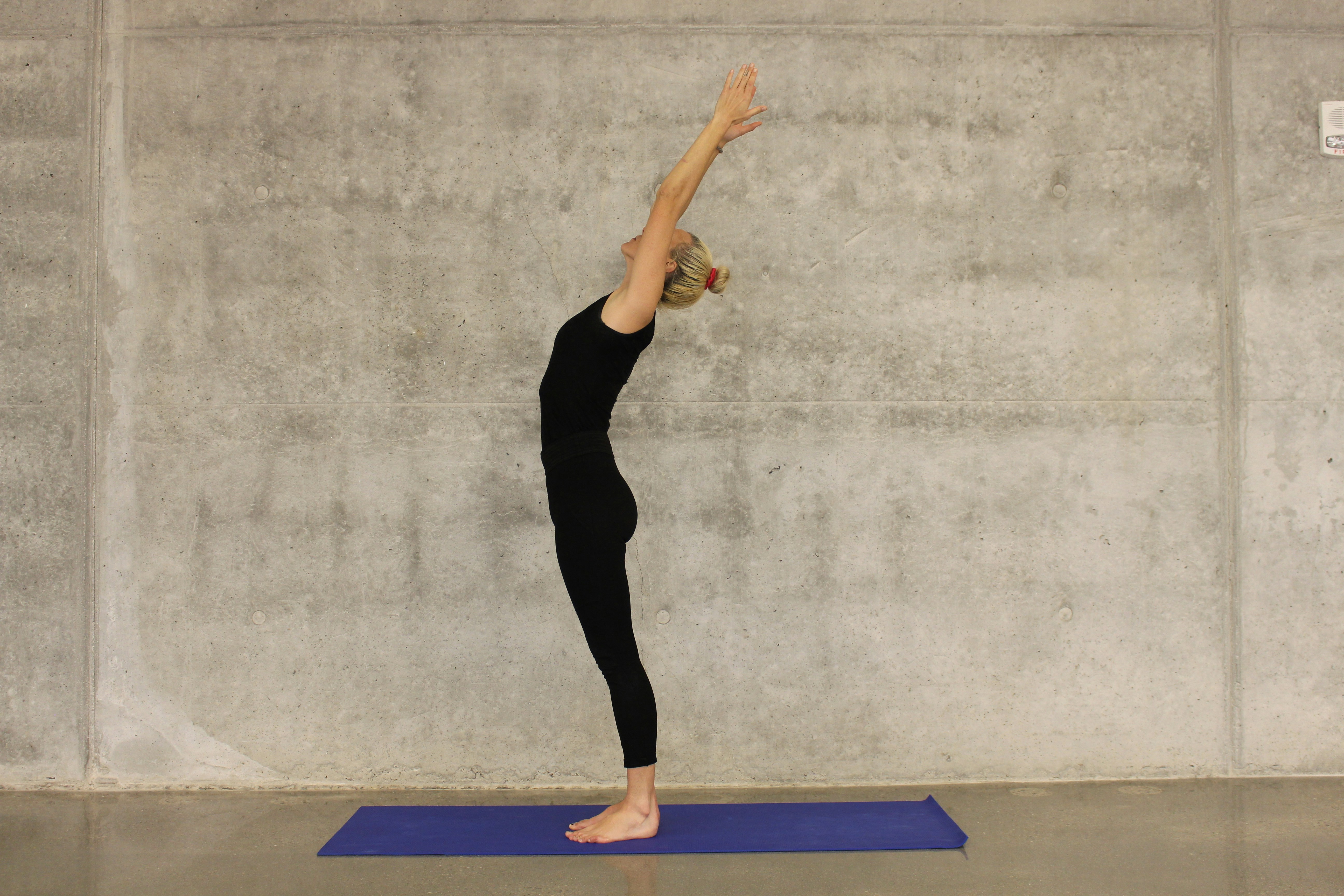 yoga on mat