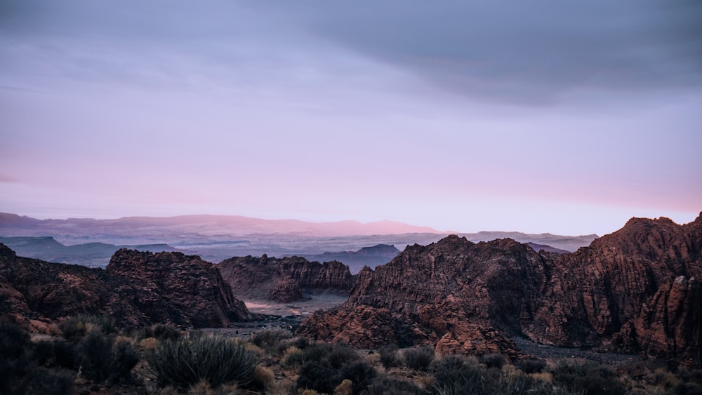 brown mountains