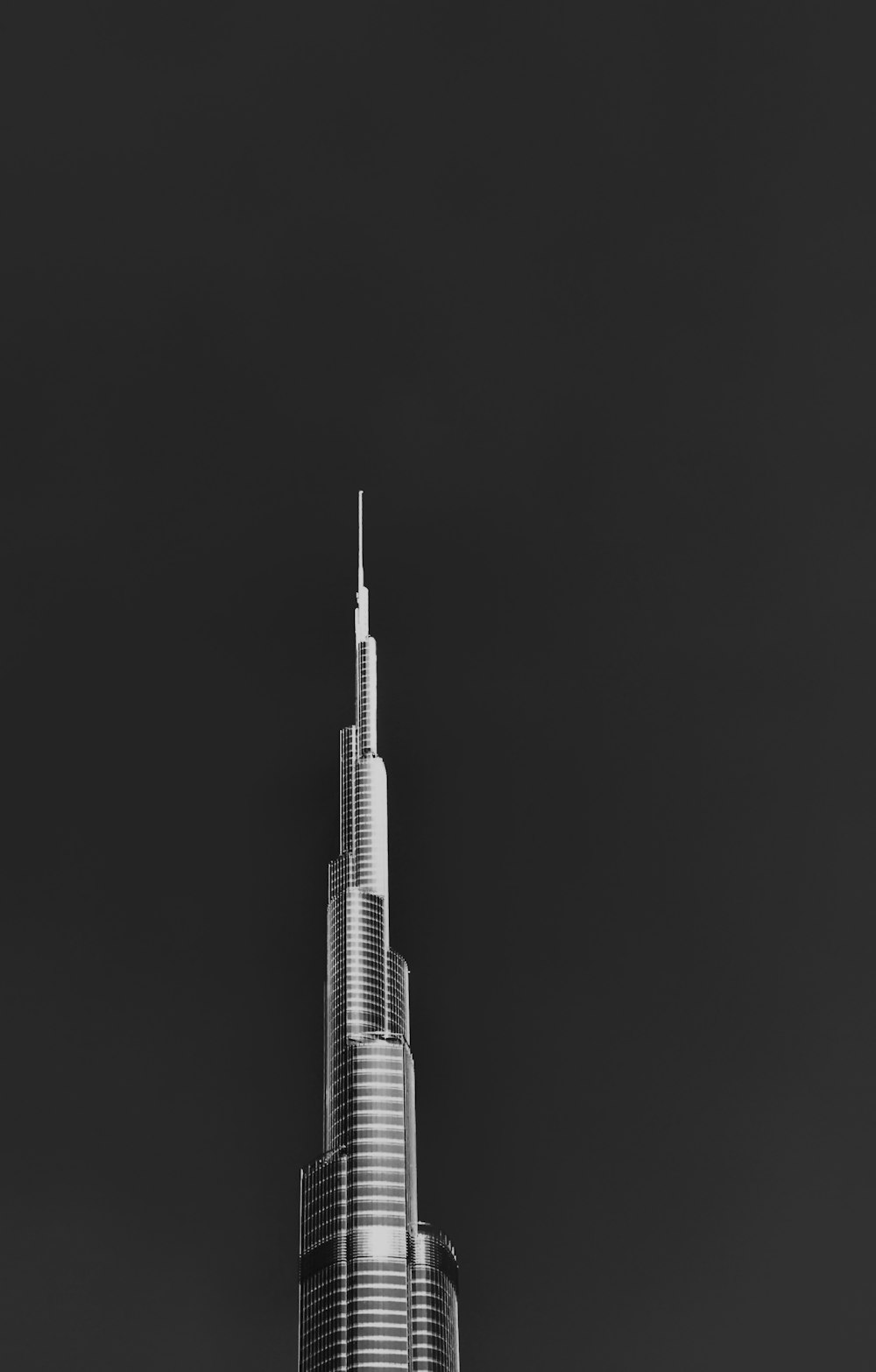 grayscale photography of Burj Khalifa in Dubai