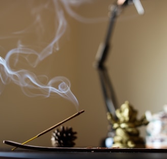 lighted incense