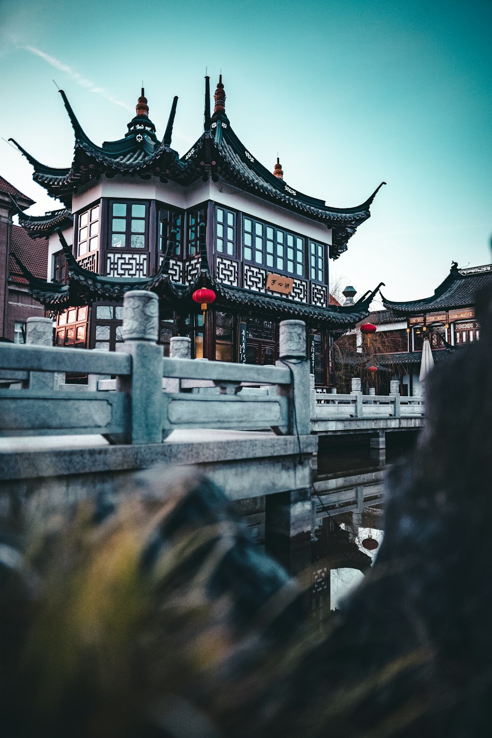 photography of gray pagoda