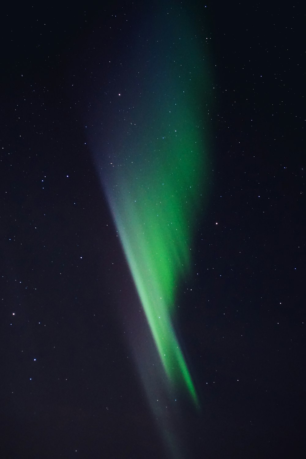 aurora boreale verde