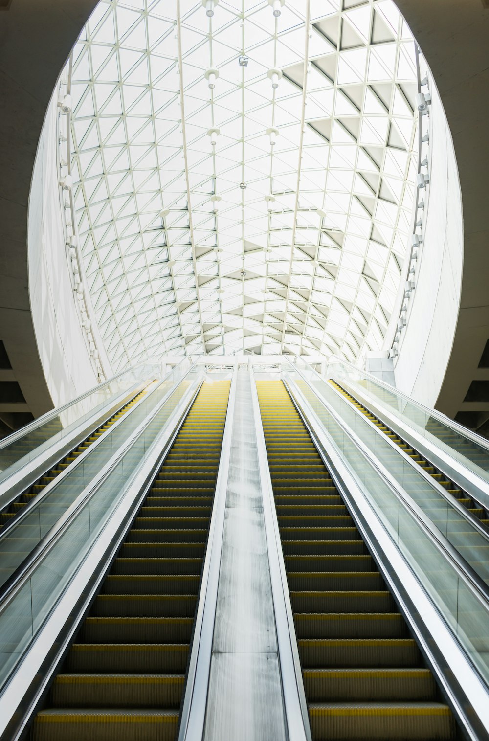 empty escalator