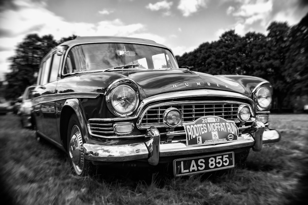 Vintage Car Black And White