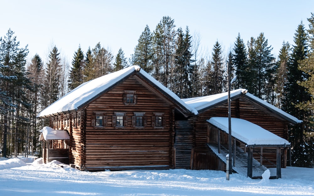 brown wooden house