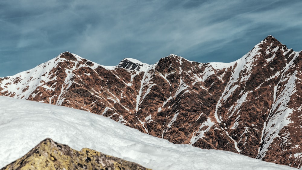 landscape photography of mountain alps