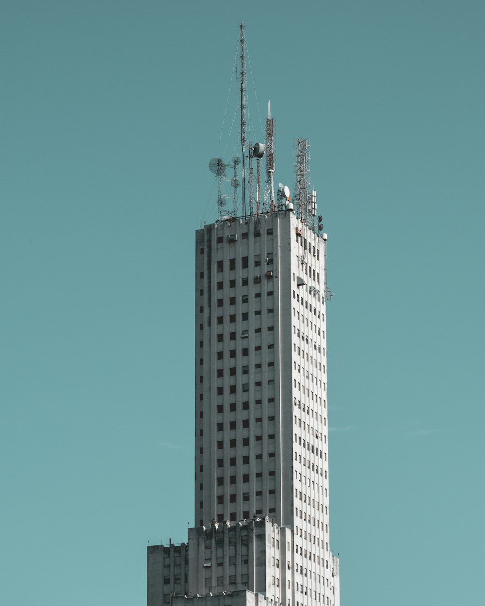 white high-rise building