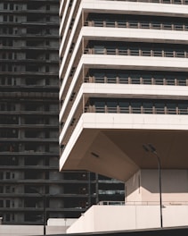 white concrete high-rise building view