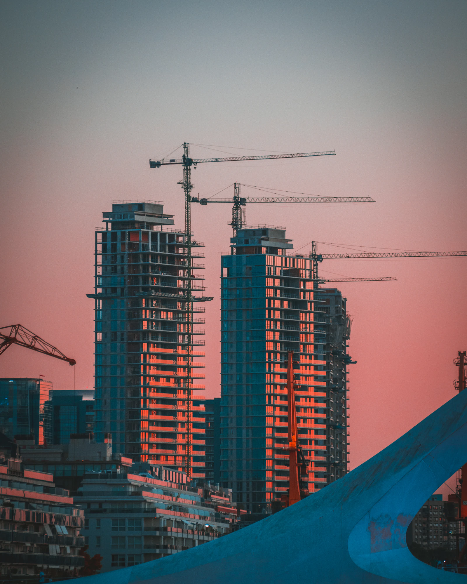 Grue de construction