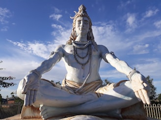A serene statue representing the essence of Nepalese spirituality.