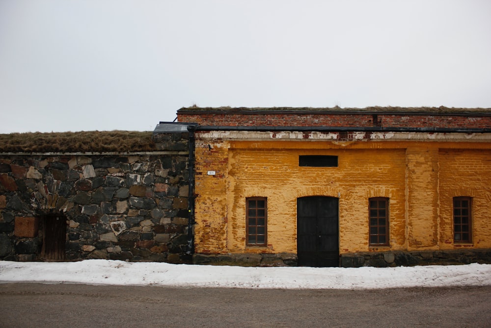 view of stone house