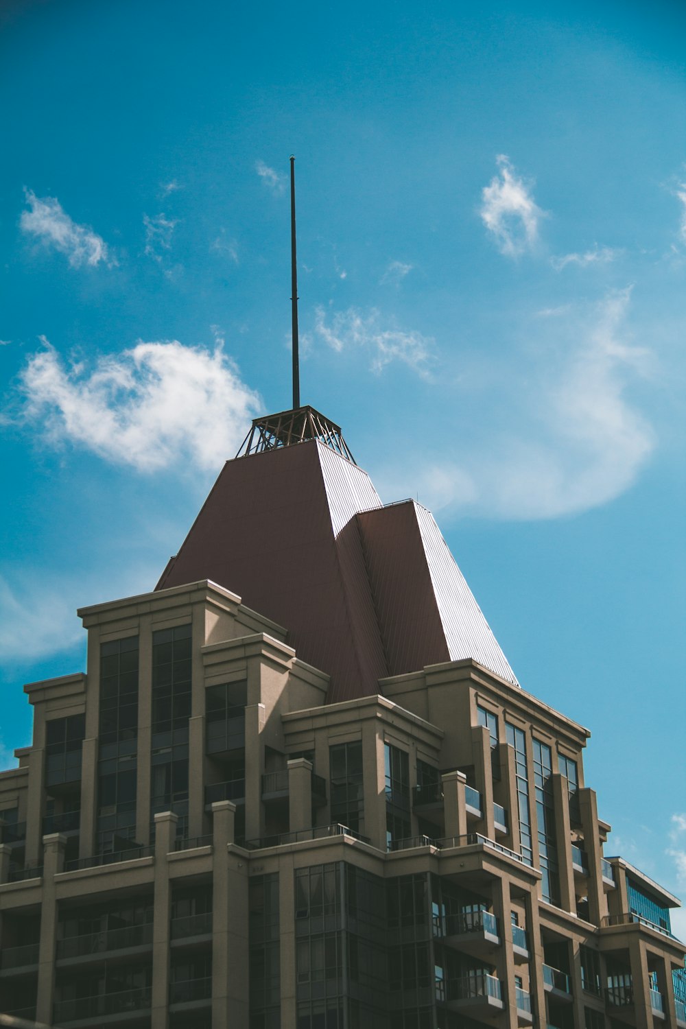 view of building with tower