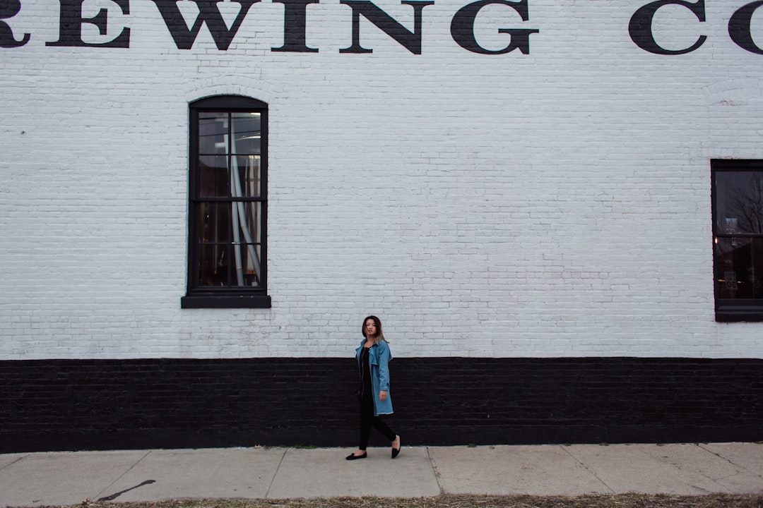 woman near wall