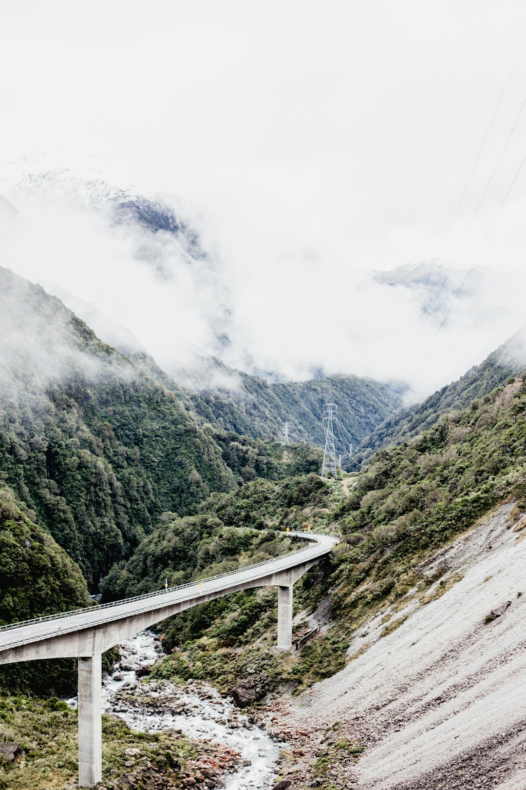 road between mountains