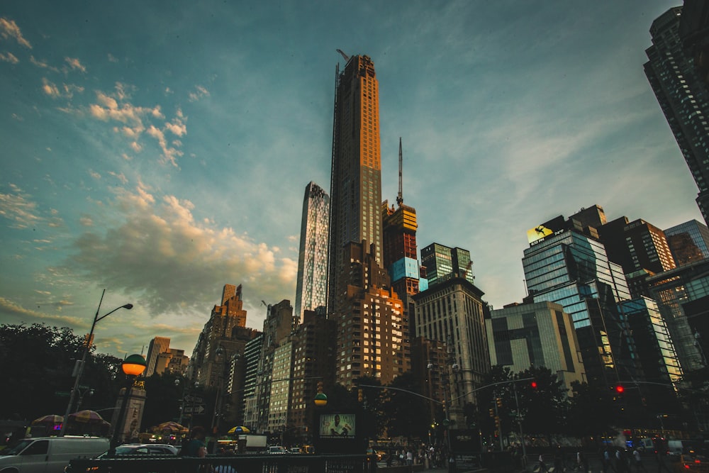 high rise buildings during daytime