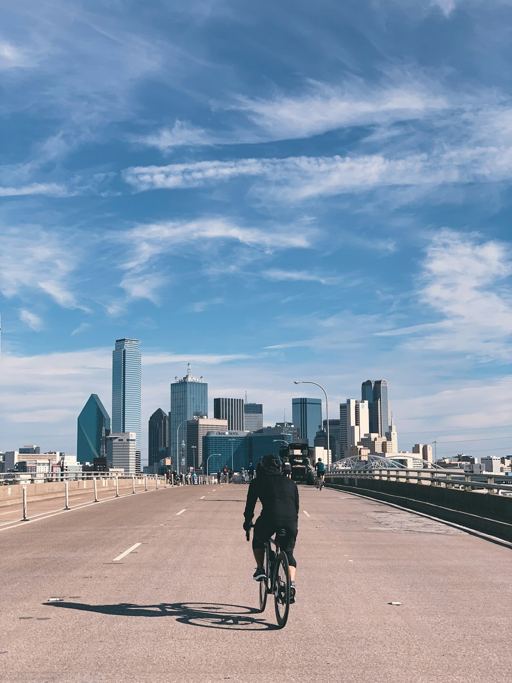 man riding bicycle