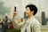 A satisfied traveler taking a selfie at a popular landmark.