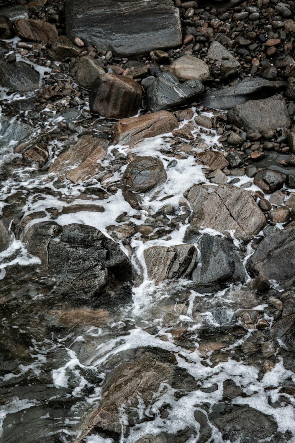 time lapse photography of river