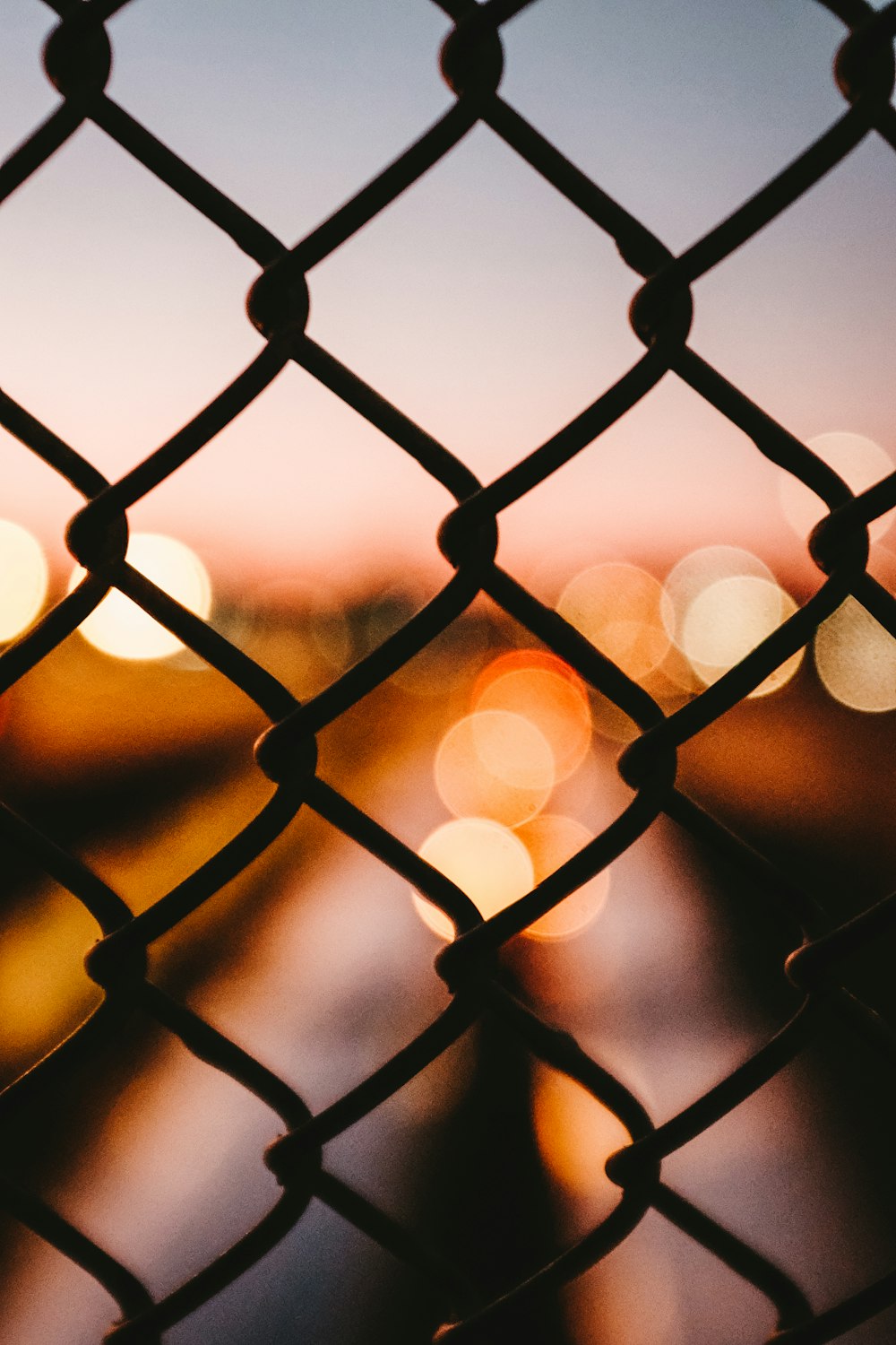 black cyclone fence