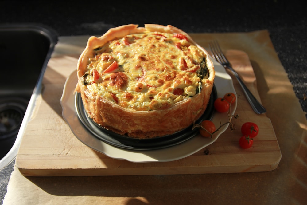 cooked food in plate