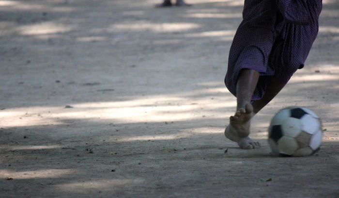 Player with ball