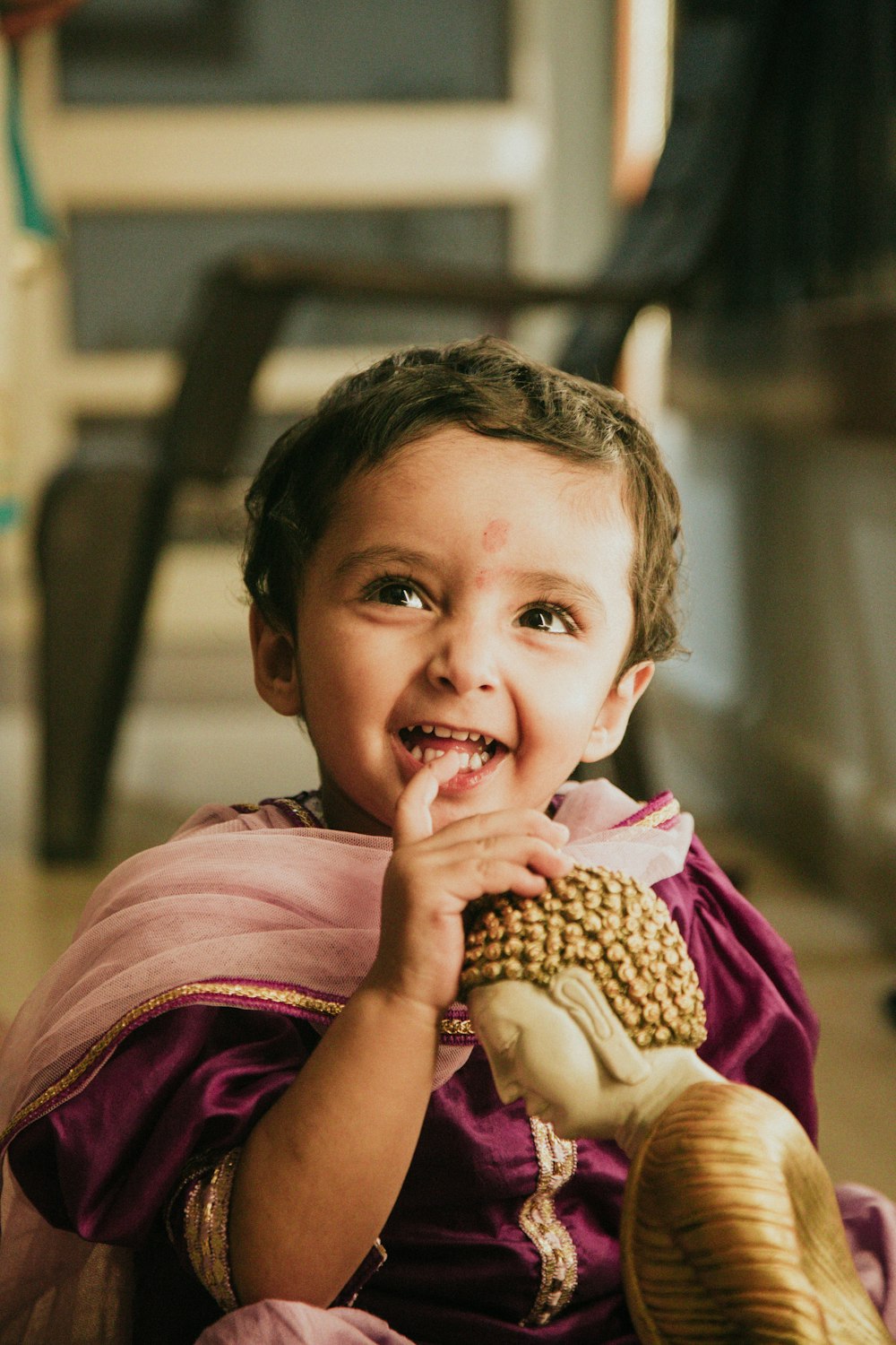 smiling toddler