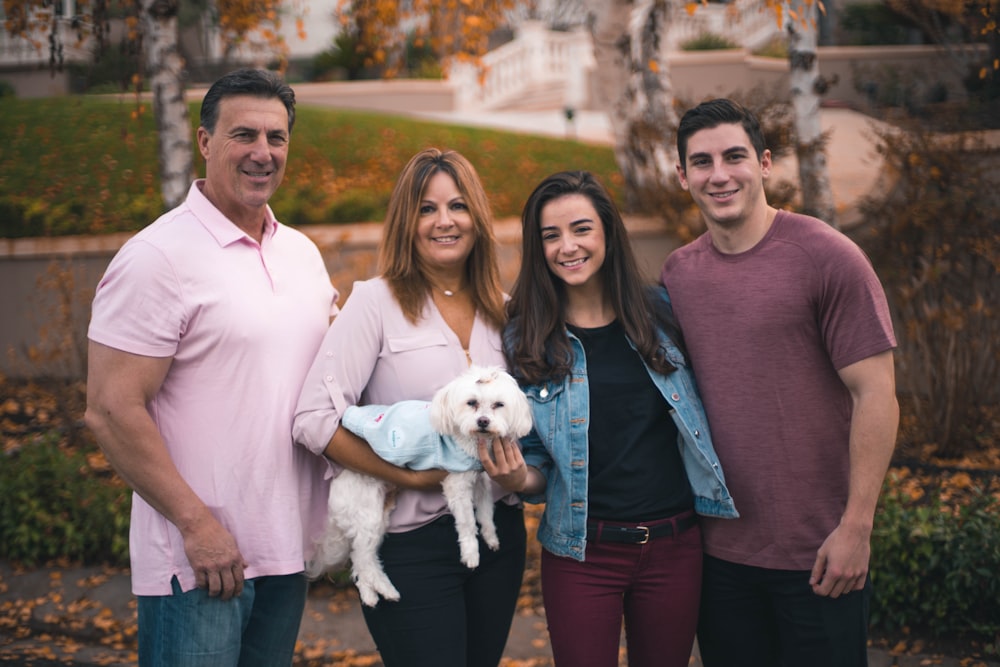 group of people smiling