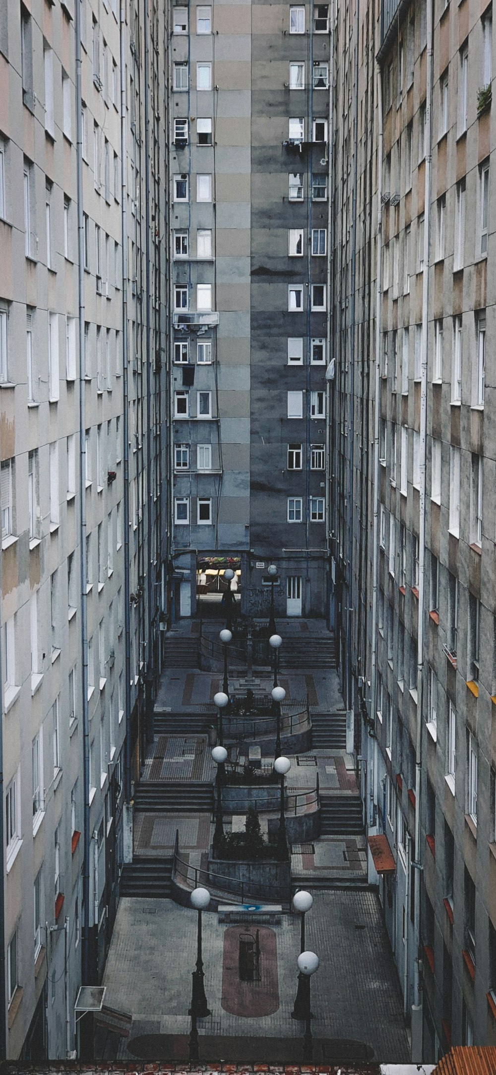 aerial photo of apartment