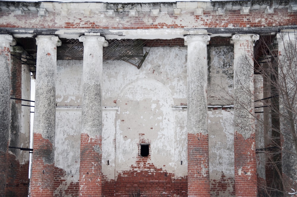 red and gray concrete building