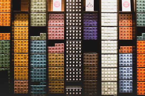 A vibrant image showcasing a variety of remote storage boxes available for sale.