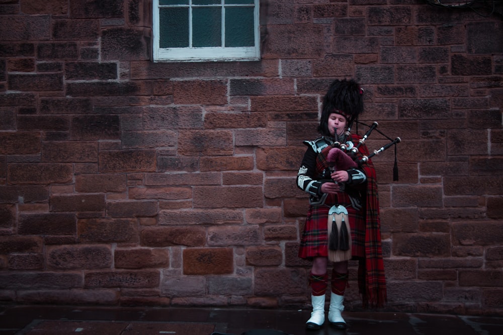 man playing Turkish flute