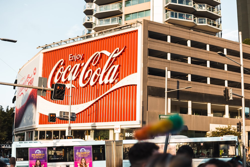 Enjoy Coca-Cola signage during daytime