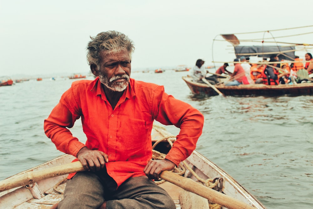 man on boat