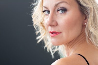 Face before filler treatment showing volume loss