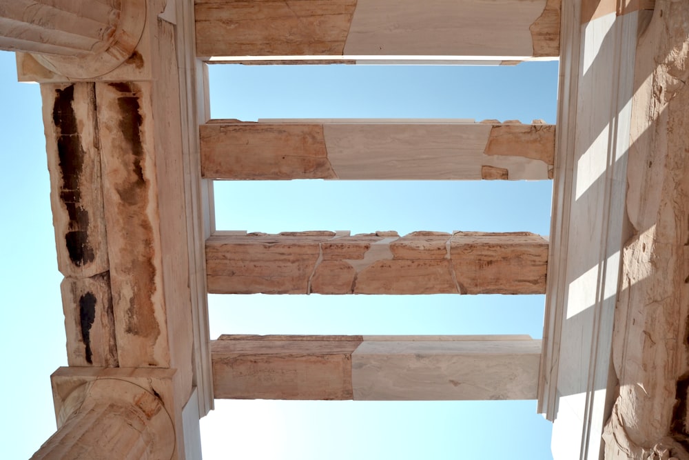 beige arch under blue sky