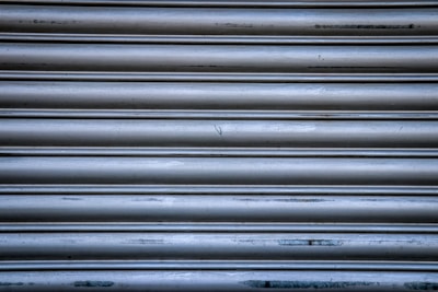 Close-up of the smooth mechanism and high-quality materials of a roller shutter.