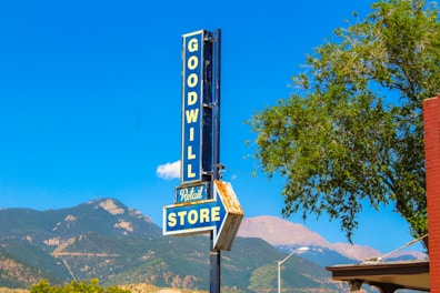 Goodwill Store sign