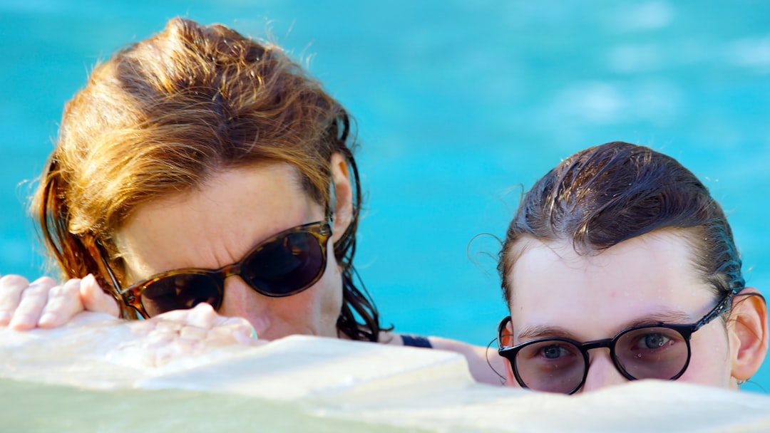 two women wearing sunglasses