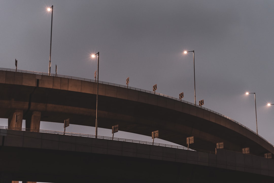 two flyover bridges