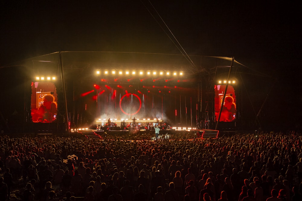 a large crowd of people at a concert