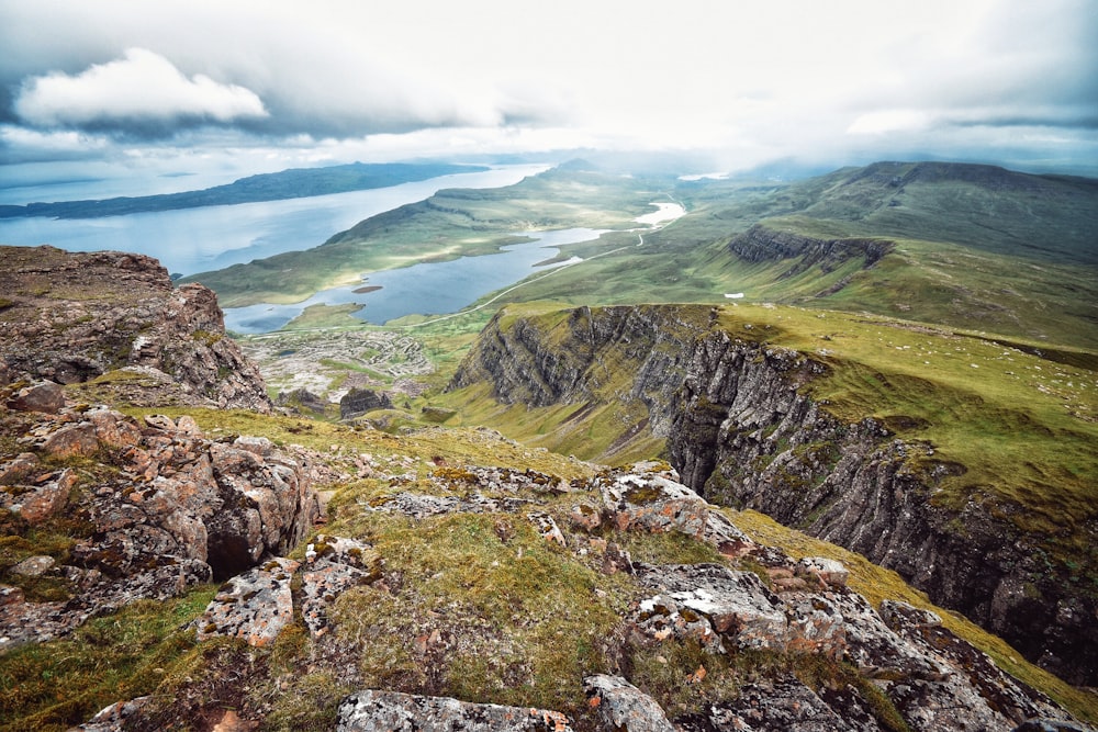 green and grey mountains during daytime