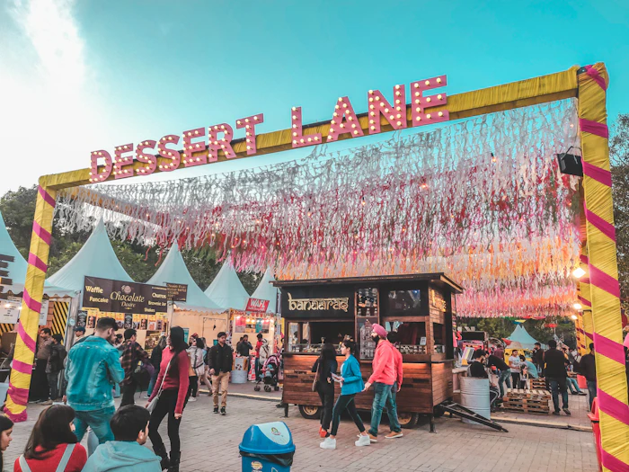 A street food festival
