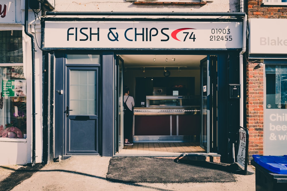 Tienda de pescado y patatas fritas