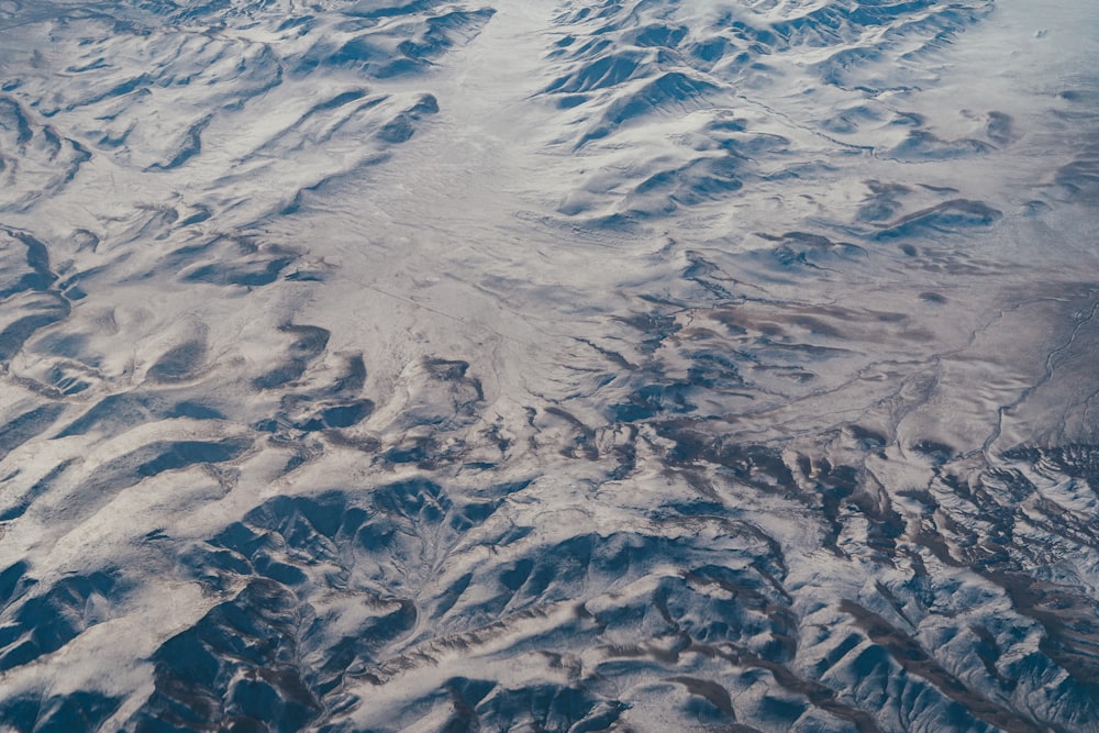 snowcapped land