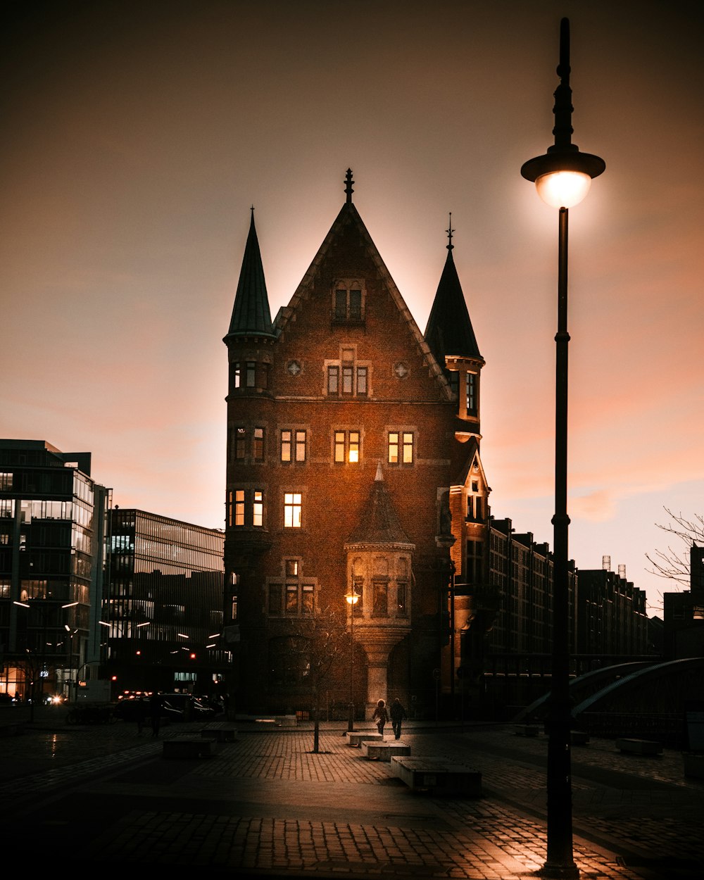 brown building during golden hour