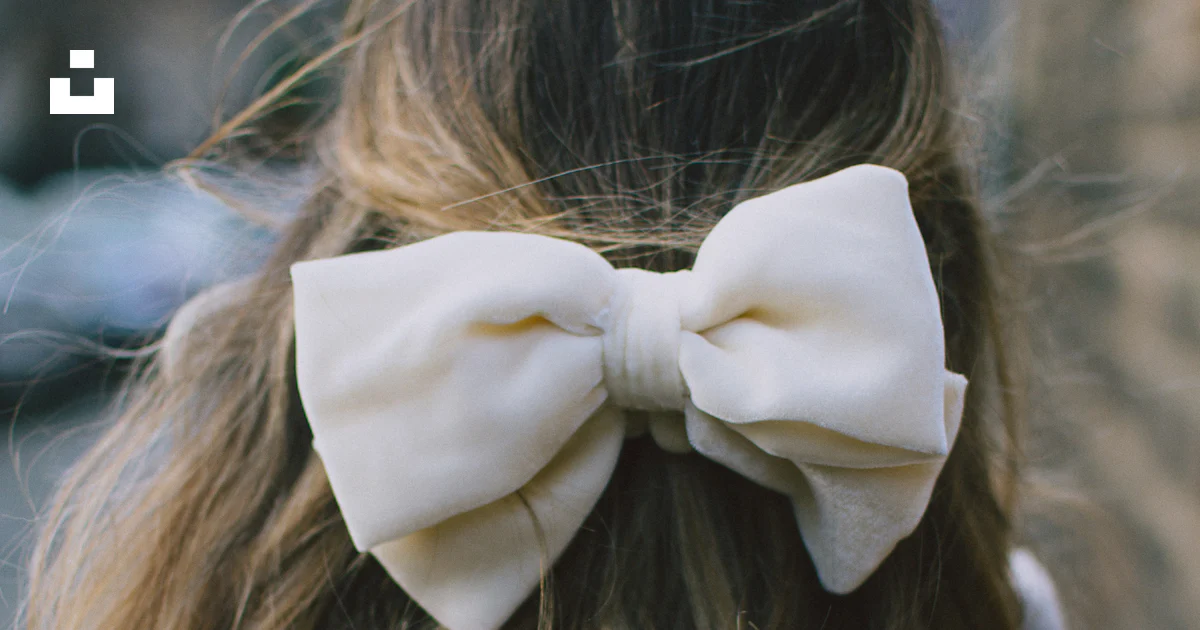 Woman wearing white ribbon tie photo – Free Grey Image on Unsplash