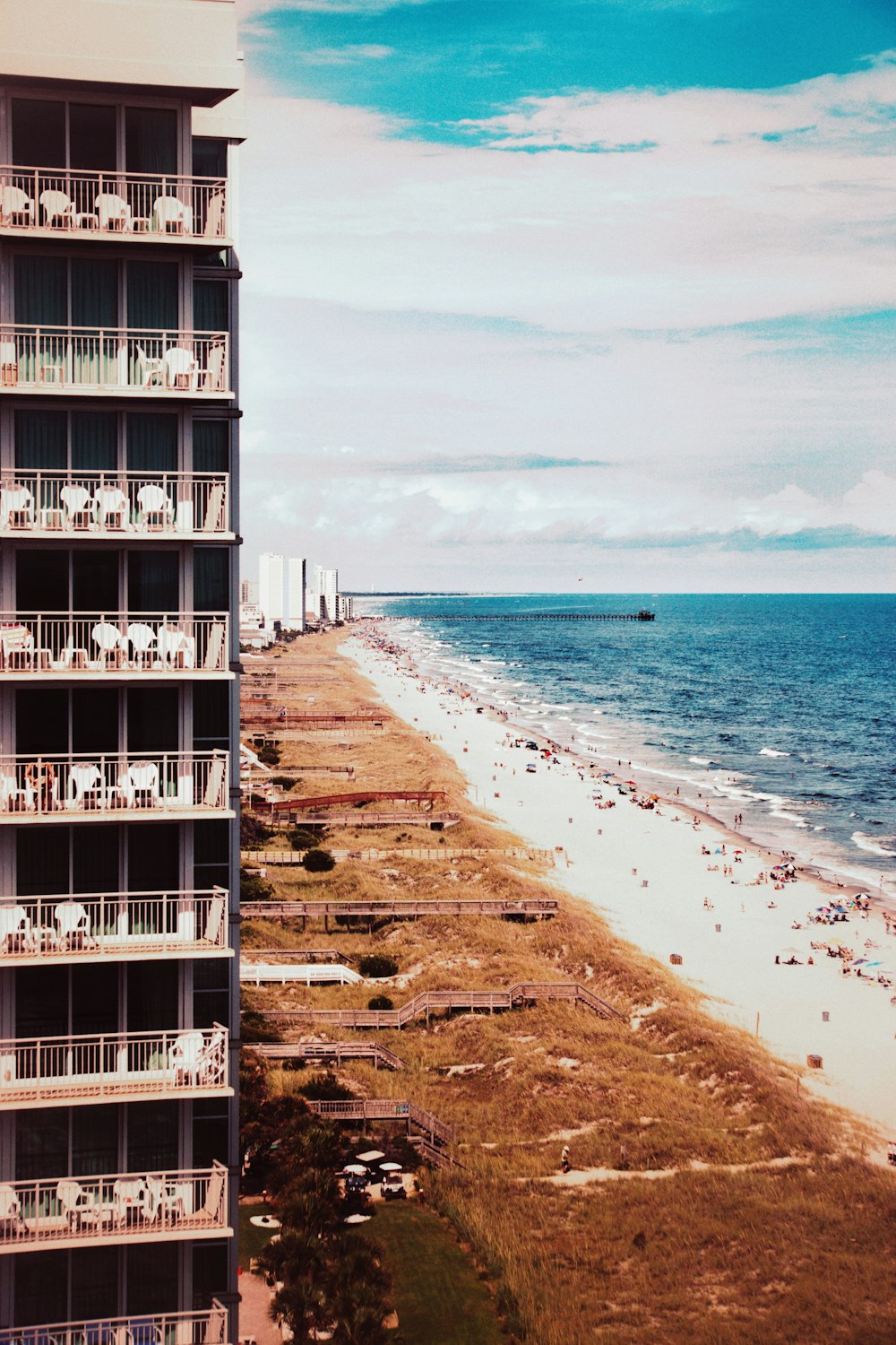 building near ocean